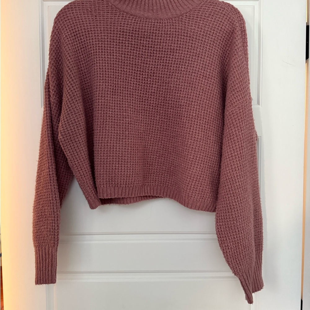 Hollister Dusty Rose Turtleneck Sweater